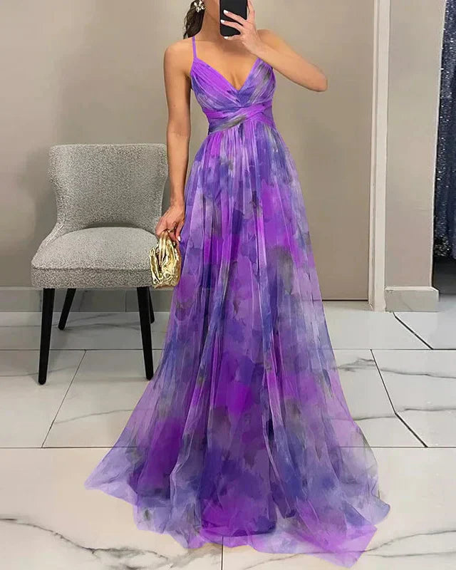 Rosa | Vestito maxi floreale incantevole