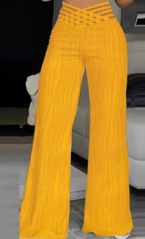 Emma | Pantalones cruzados de tiro alto