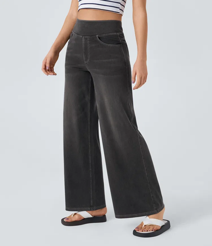 Solène - Jeans de pernera ancha de corte relajado