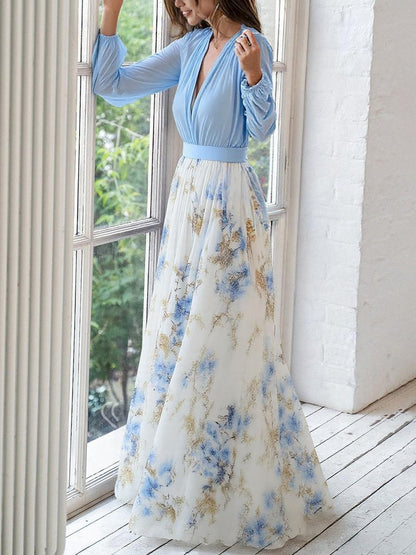 Penelope | Langes Blumenkleid
