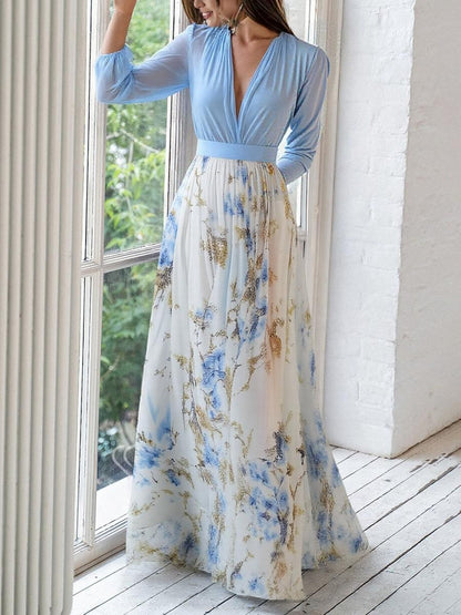 Penelope | Langes Blumenkleid