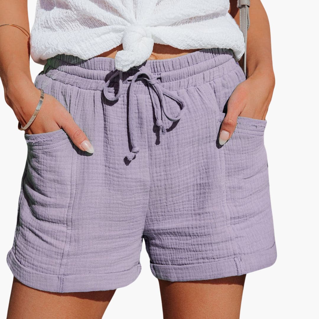 Emma | Elegant Casual Drawstring Shorts