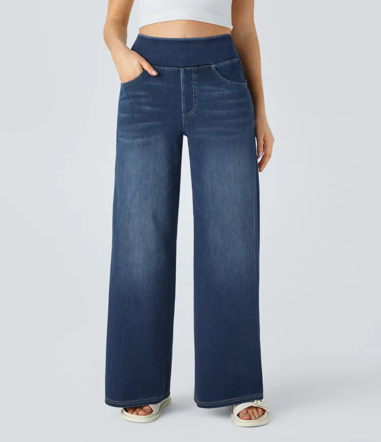 Solène - Jeans de pernera ancha de corte relajado