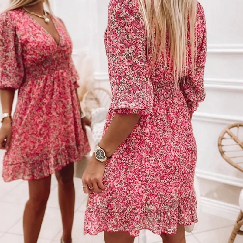 Sunna - Vestito Floreale Elegante