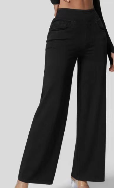 Solène - Jeans de pernera ancha de corte relajado