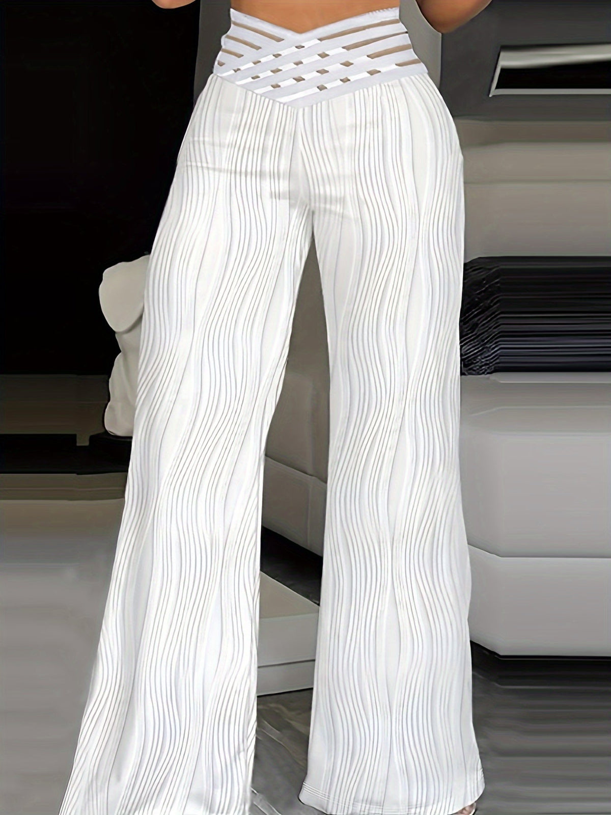Emma | Crisscross-High-Waist-Hose
