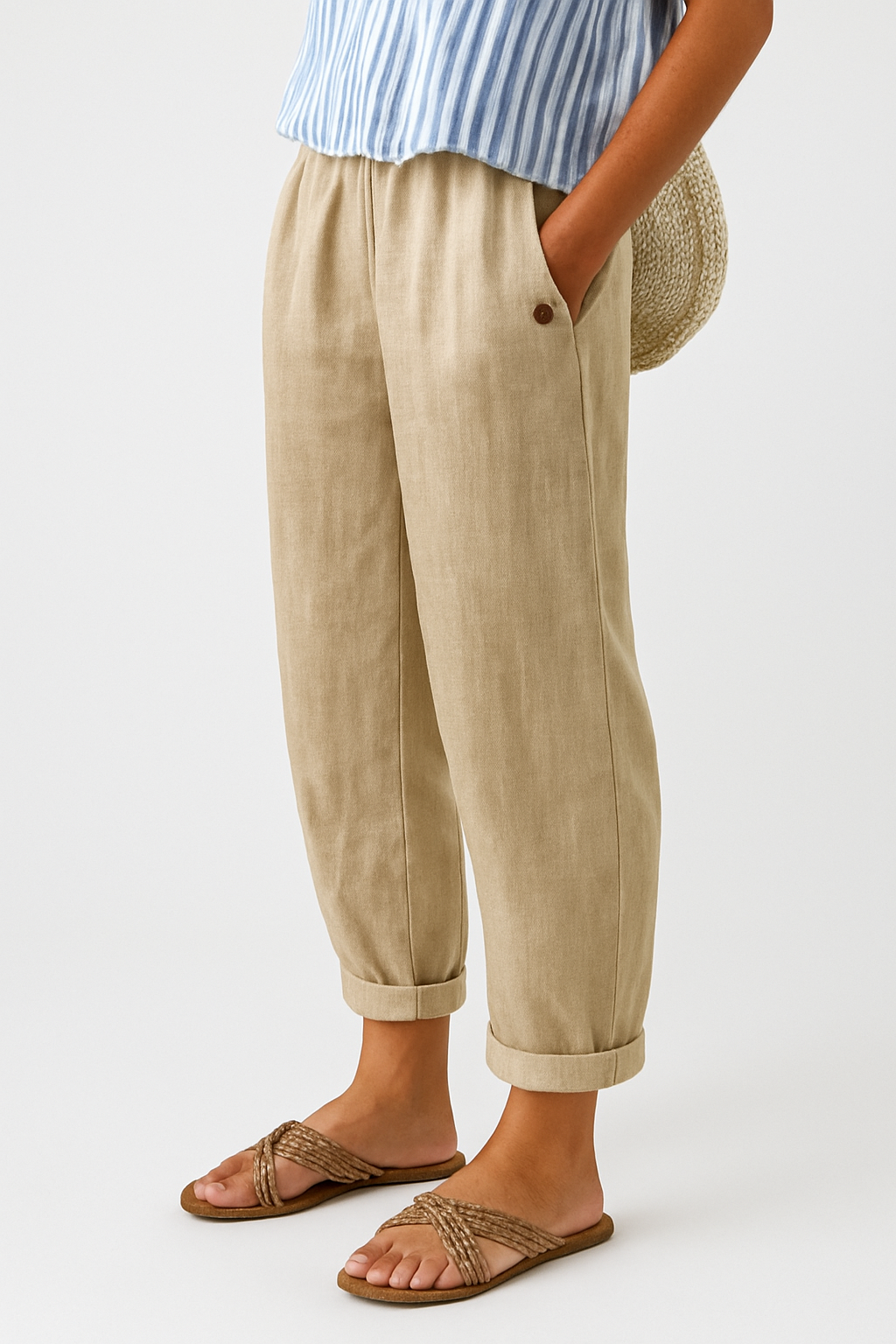 Elena | Pantaloni Eleganti con Tasche Laterali