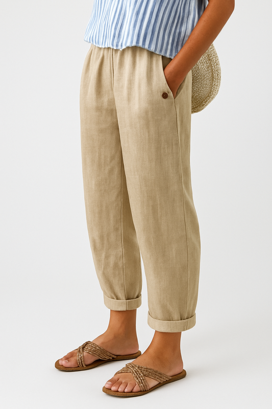 Elena | Pantaloni Eleganti con Tasche Laterali