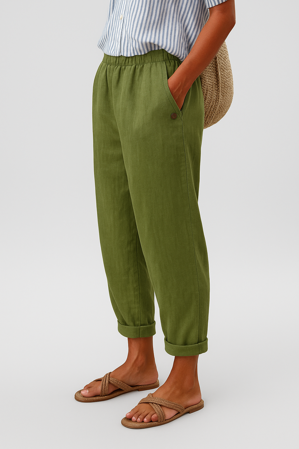 Elena | Pantaloni Eleganti con Tasche Laterali
