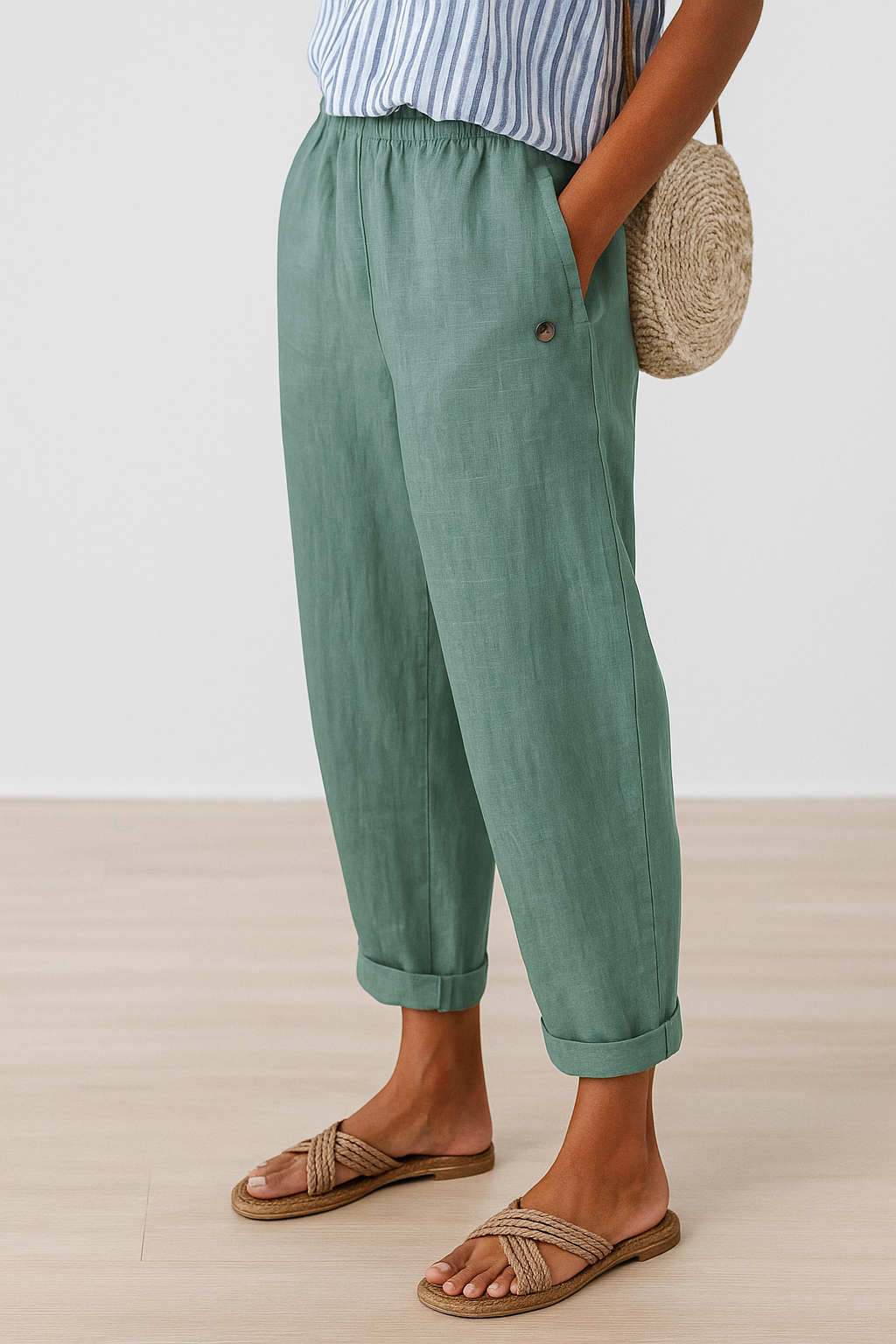 Elena | Pantaloni Eleganti con Tasche Laterali