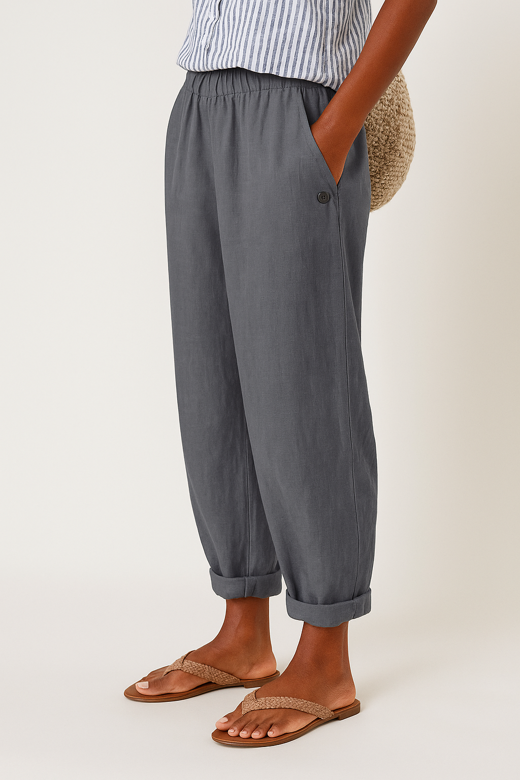 Elena | Pantaloni Eleganti con Tasche Laterali