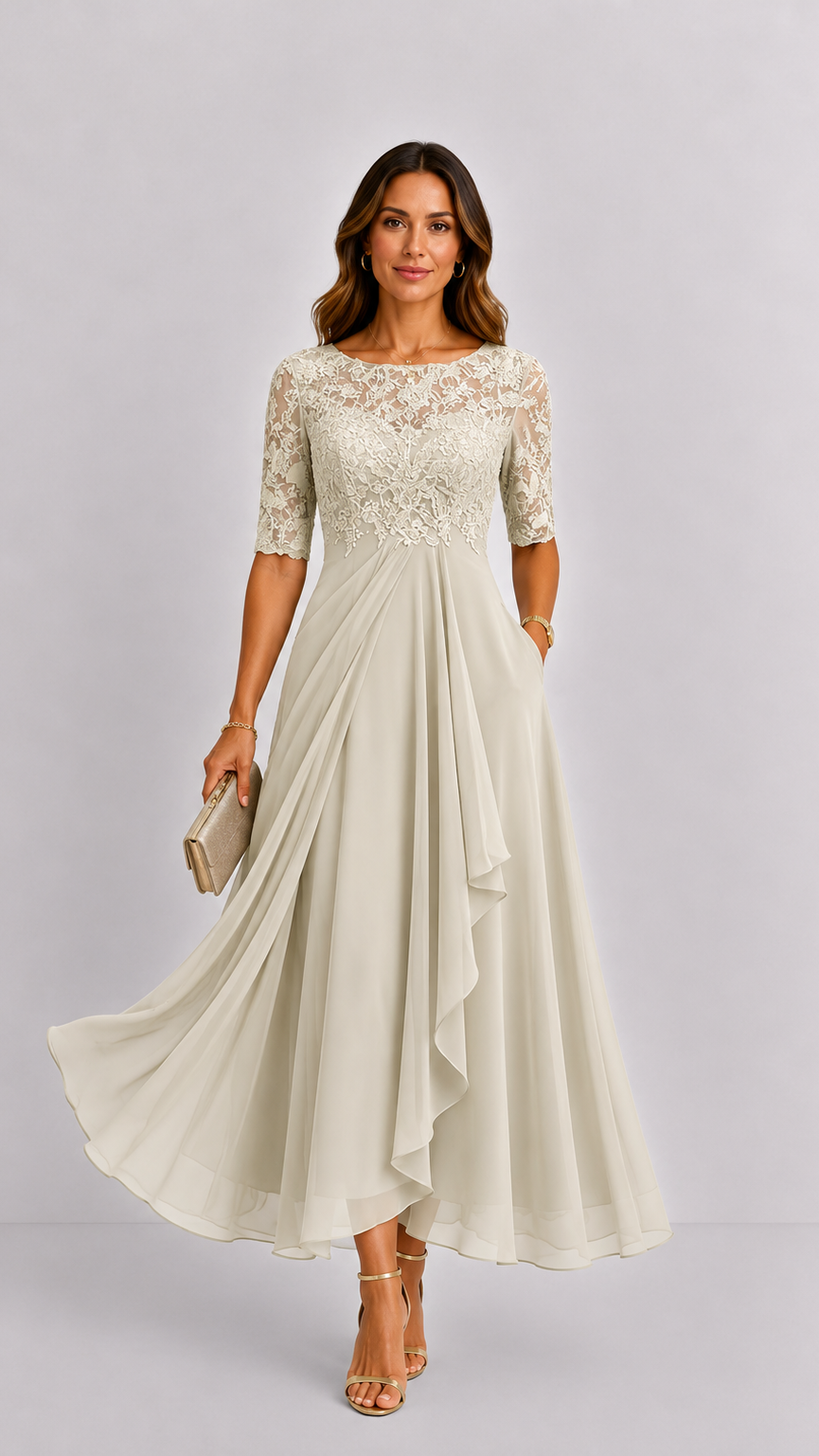 RHONDA | Elegant Lace Dress