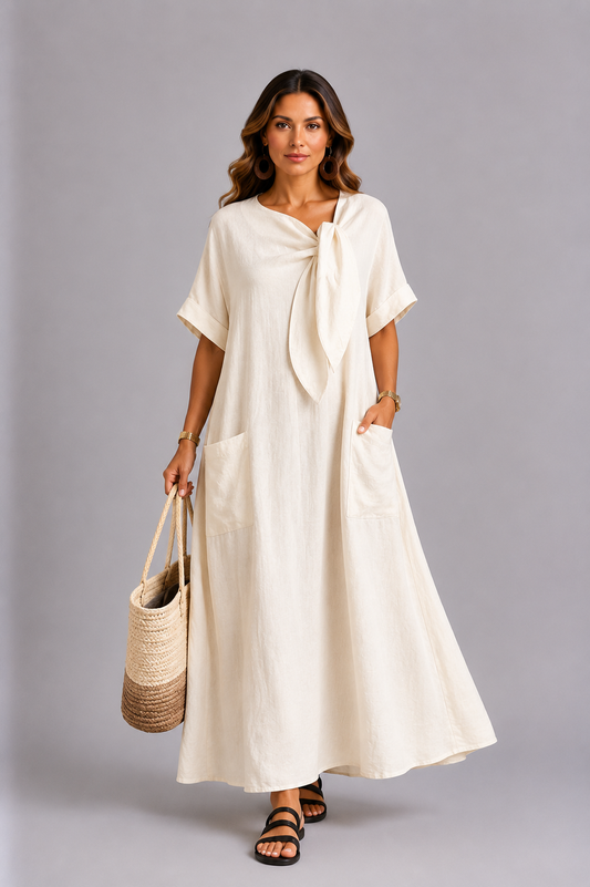 Fleur™ Elegant Dress with Pockets