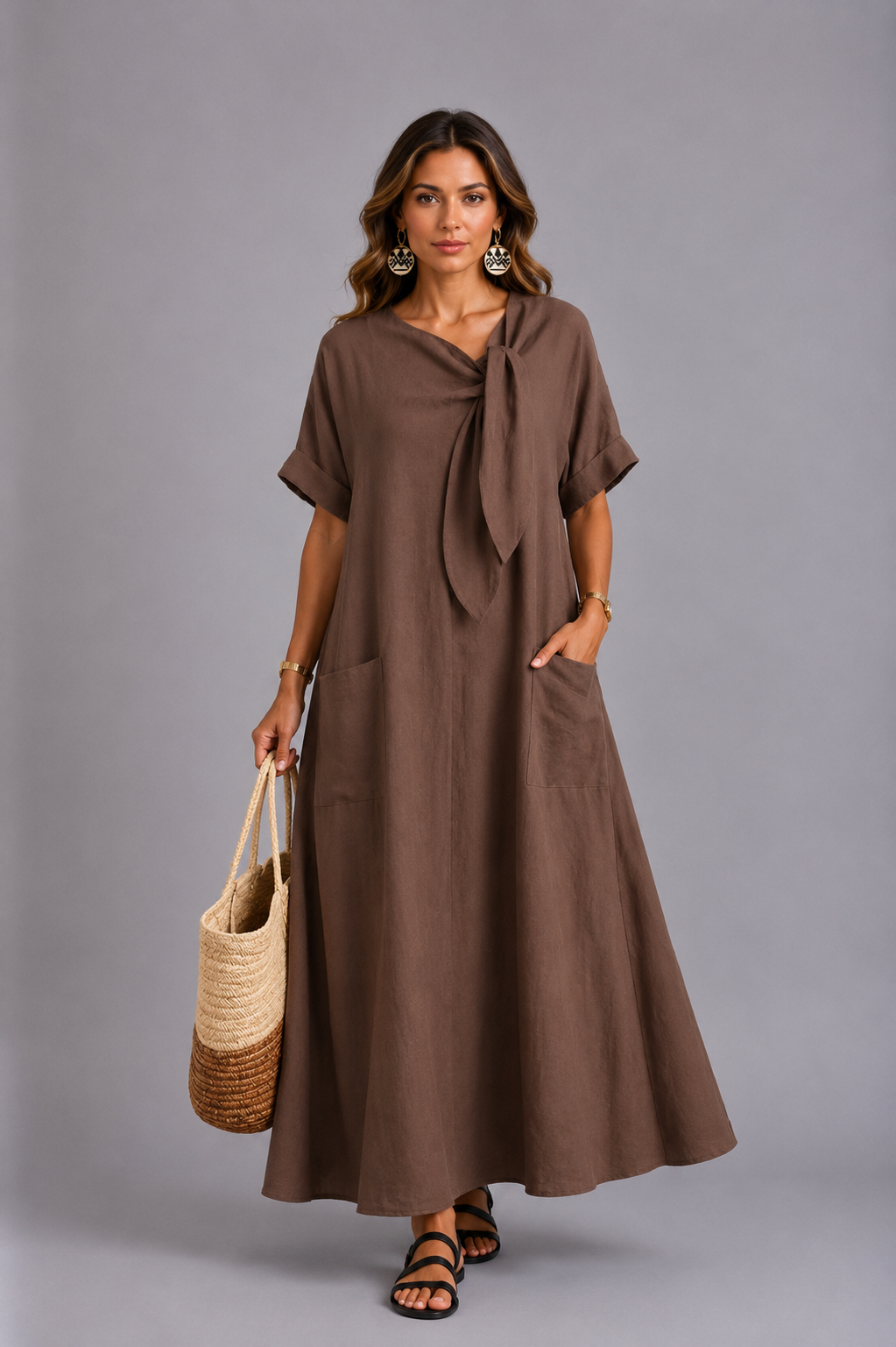 Fleur™ Vestido Elegante con Bolsillos
