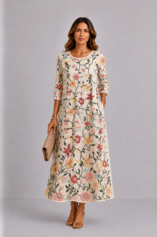 Erica | Elegant Floral Dress