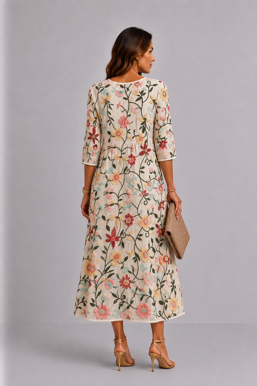 Erica | Elegant Floral Dress