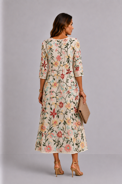 Erica | Elegant Floral Dress