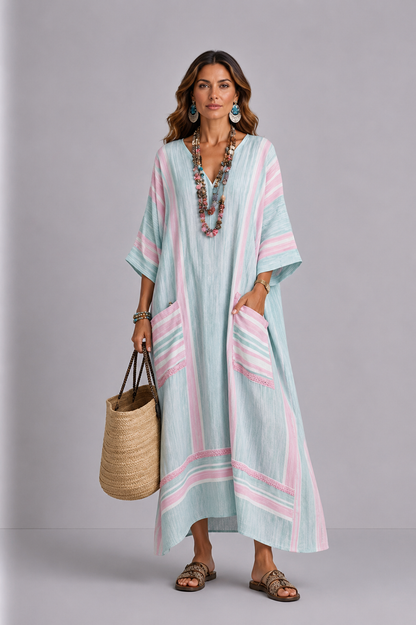 Elegant Mary - Maxi Beach Dress for a Stylish Summer Look