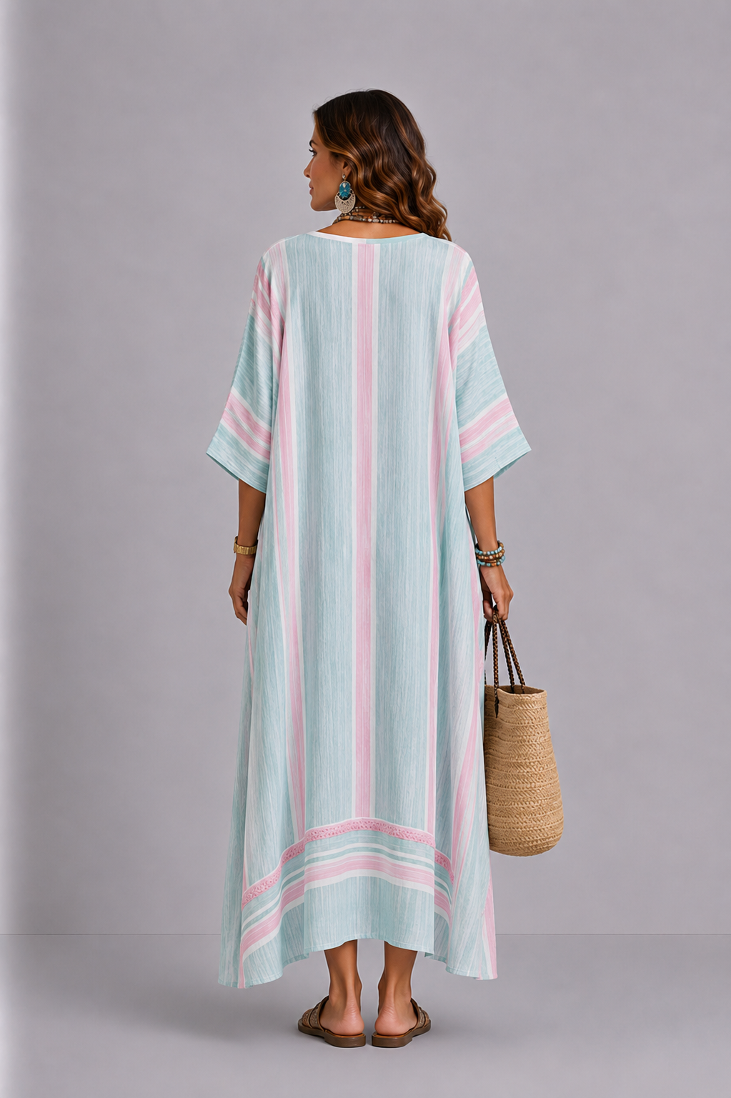 Elegant Mary - Maxi Beach Dress for a Stylish Summer Look