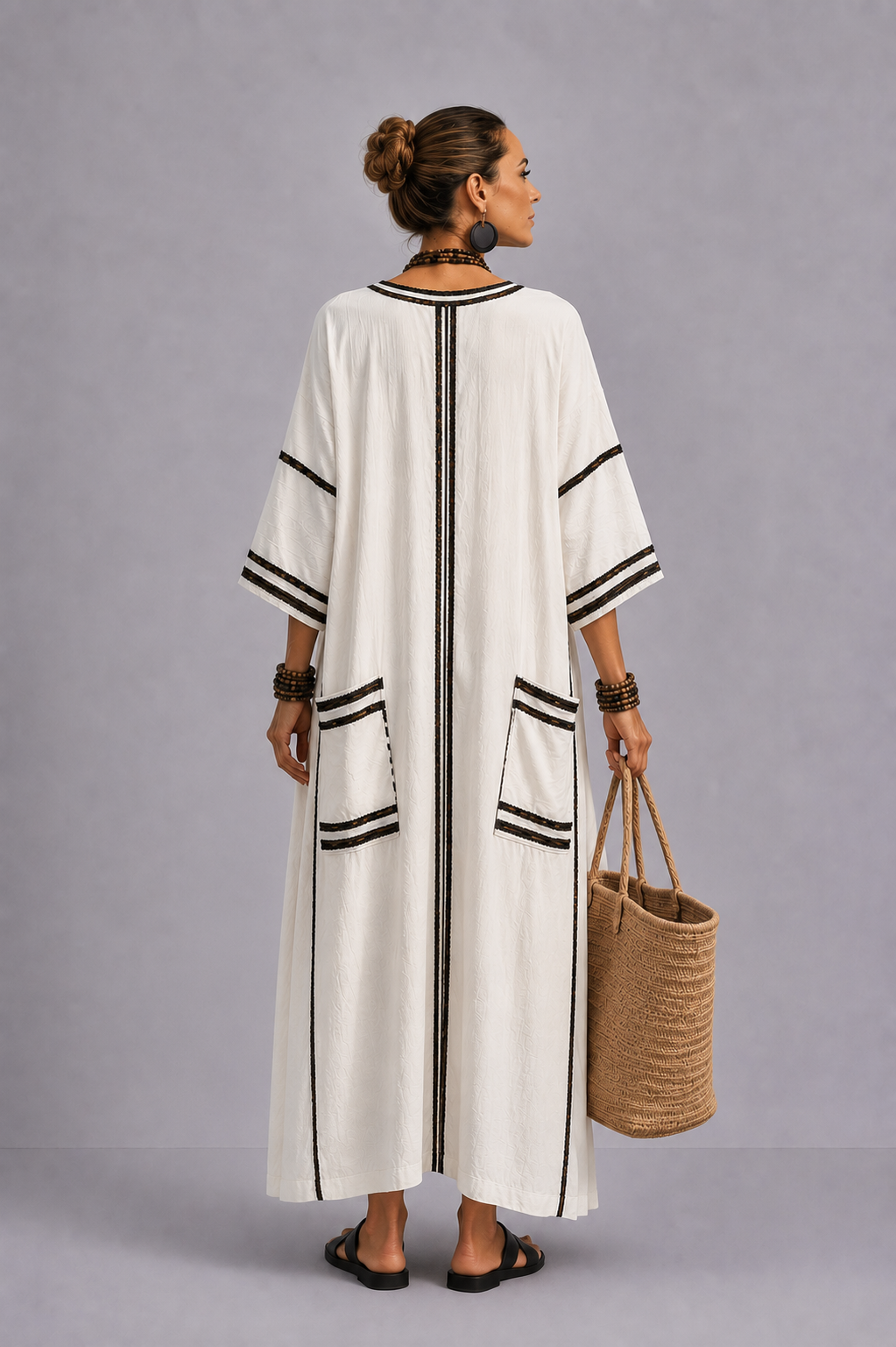Elegant Mary - Maxi Beach Dress for a Stylish Summer Look