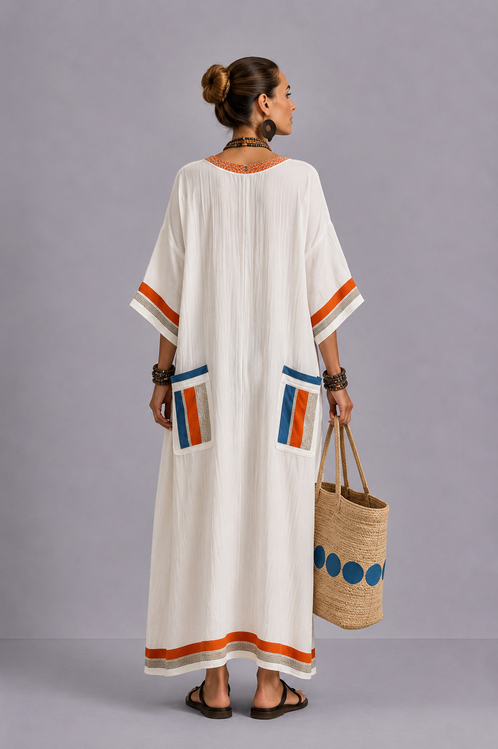 Elegant Mary - Maxi Beach Dress for a Stylish Summer Look