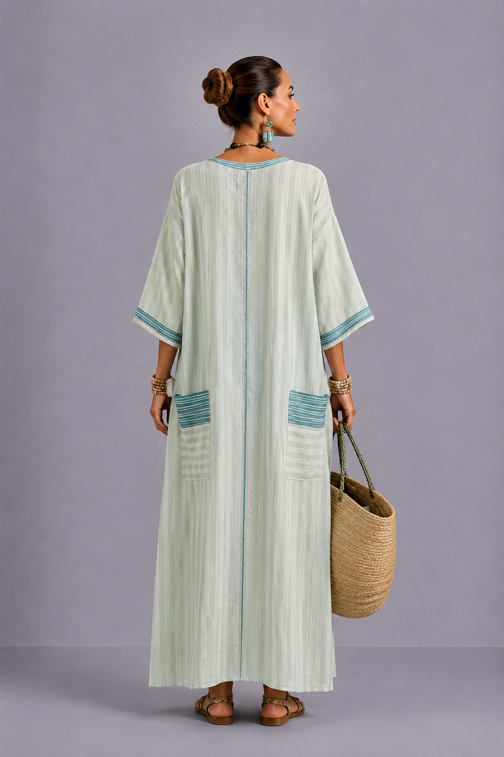Elegant Mary - Maxi Beach Dress for a Stylish Summer Look
