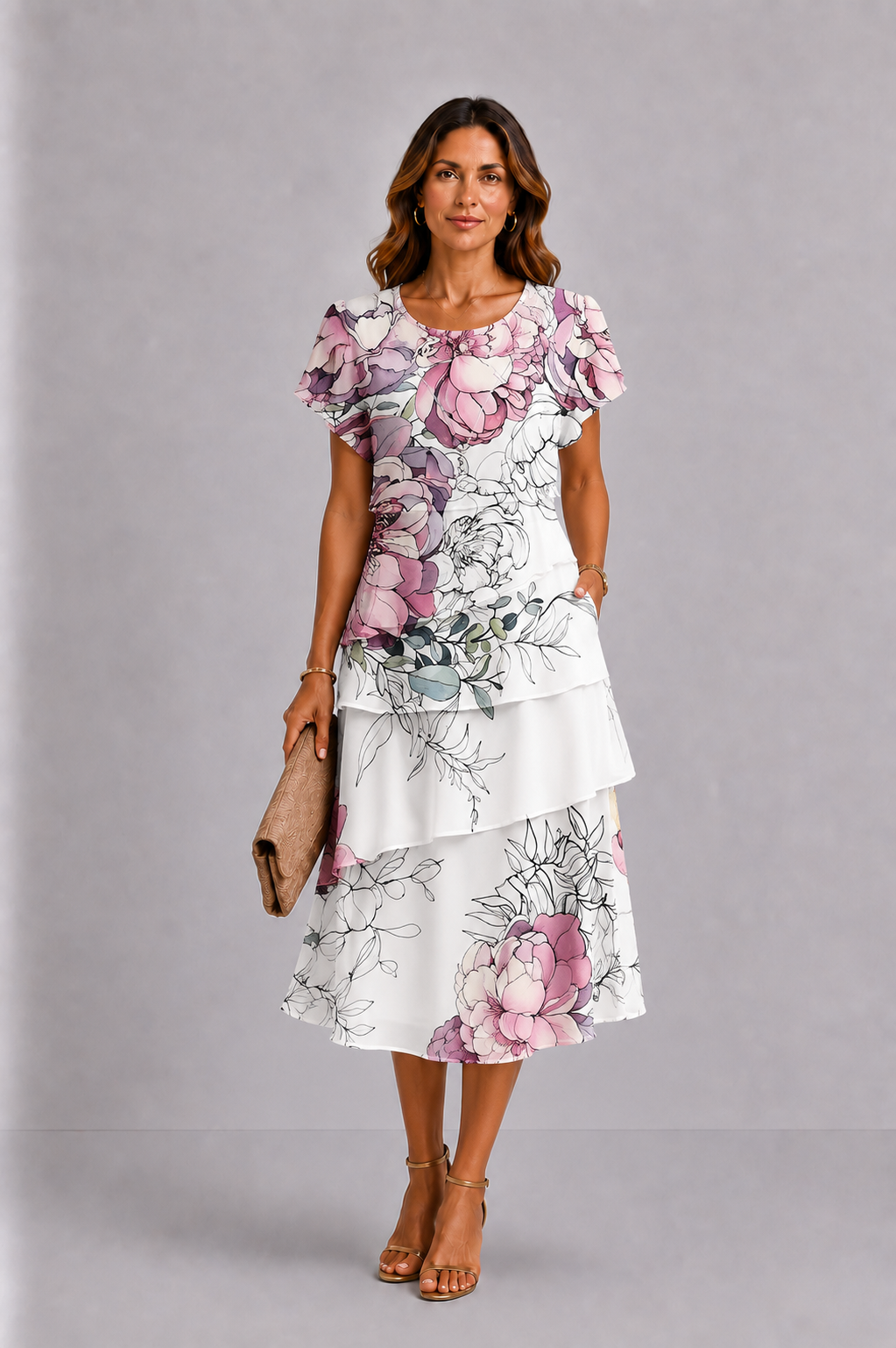 Diana | Elegant Ruffled Dress