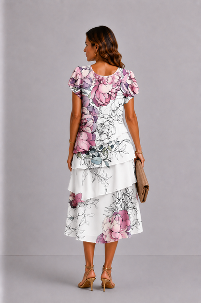 Diana | Elegant Ruffled Dress