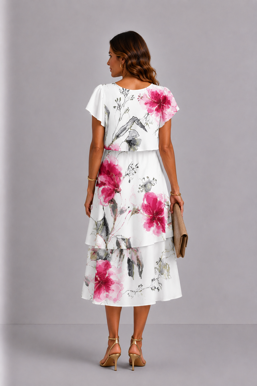Cynthia | Elegant Ruffled Dress