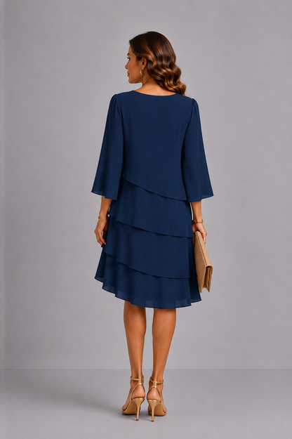 Catherine | Vestido elegante con volantes