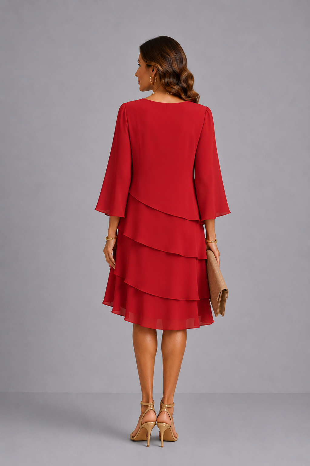 Catherine | Vestido elegante con volantes