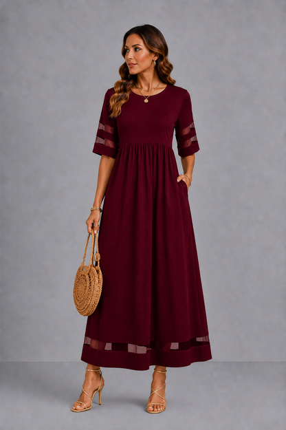 Aubrey™ – Tummy-Flattering Midi Dress