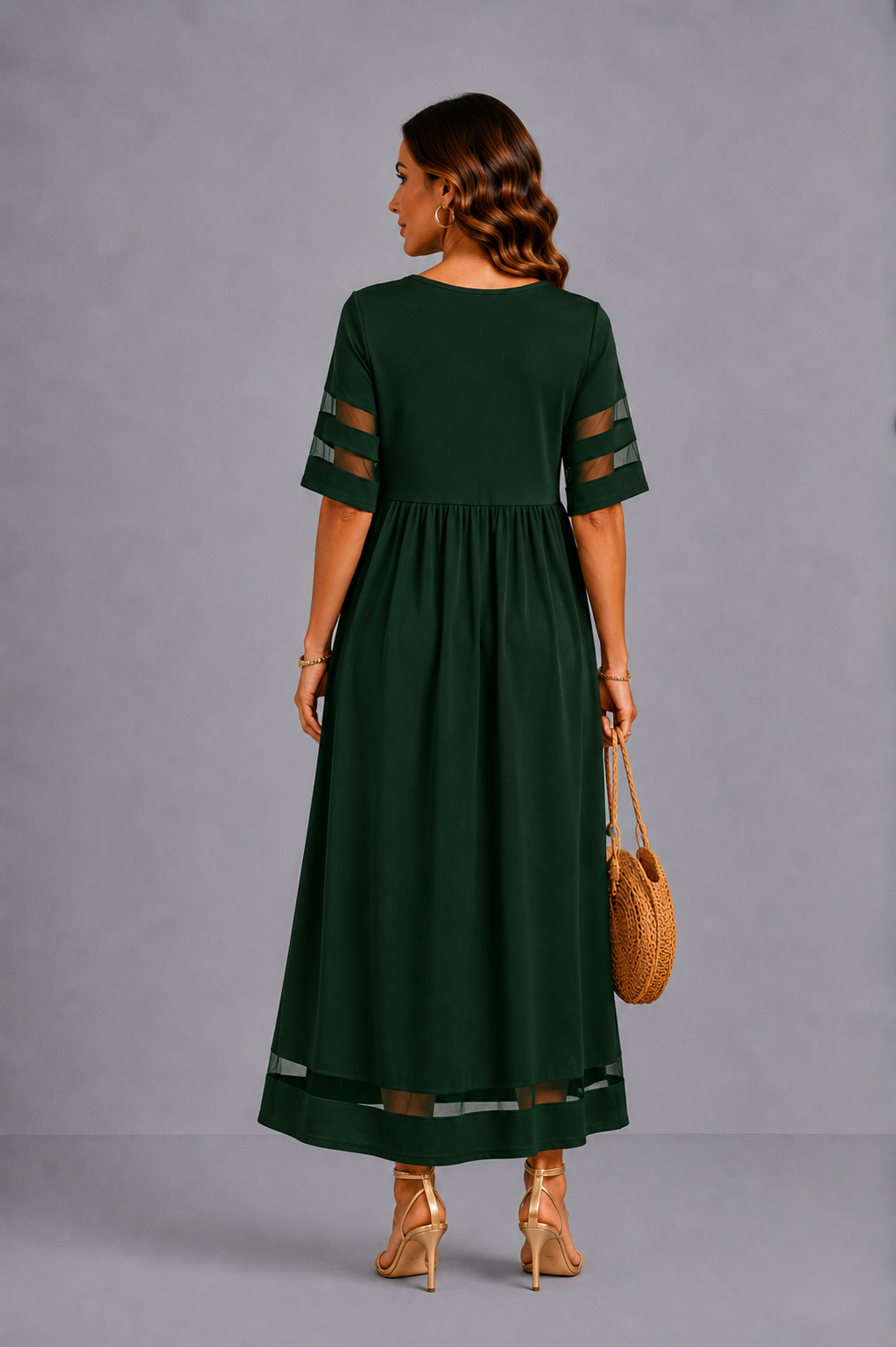 Aubrey™ – Tummy-Flattering Midi Dress