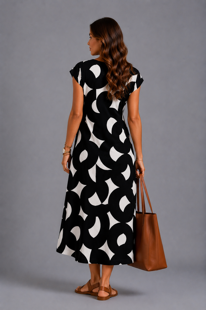 Valeria | Vestido con detalles calados