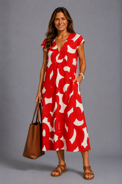Valeria | Vestido con detalles calados