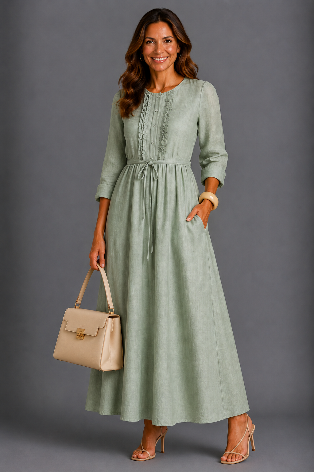 Livia | Abito maxi leggero
