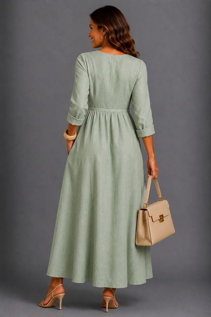 Livia | Abito maxi leggero