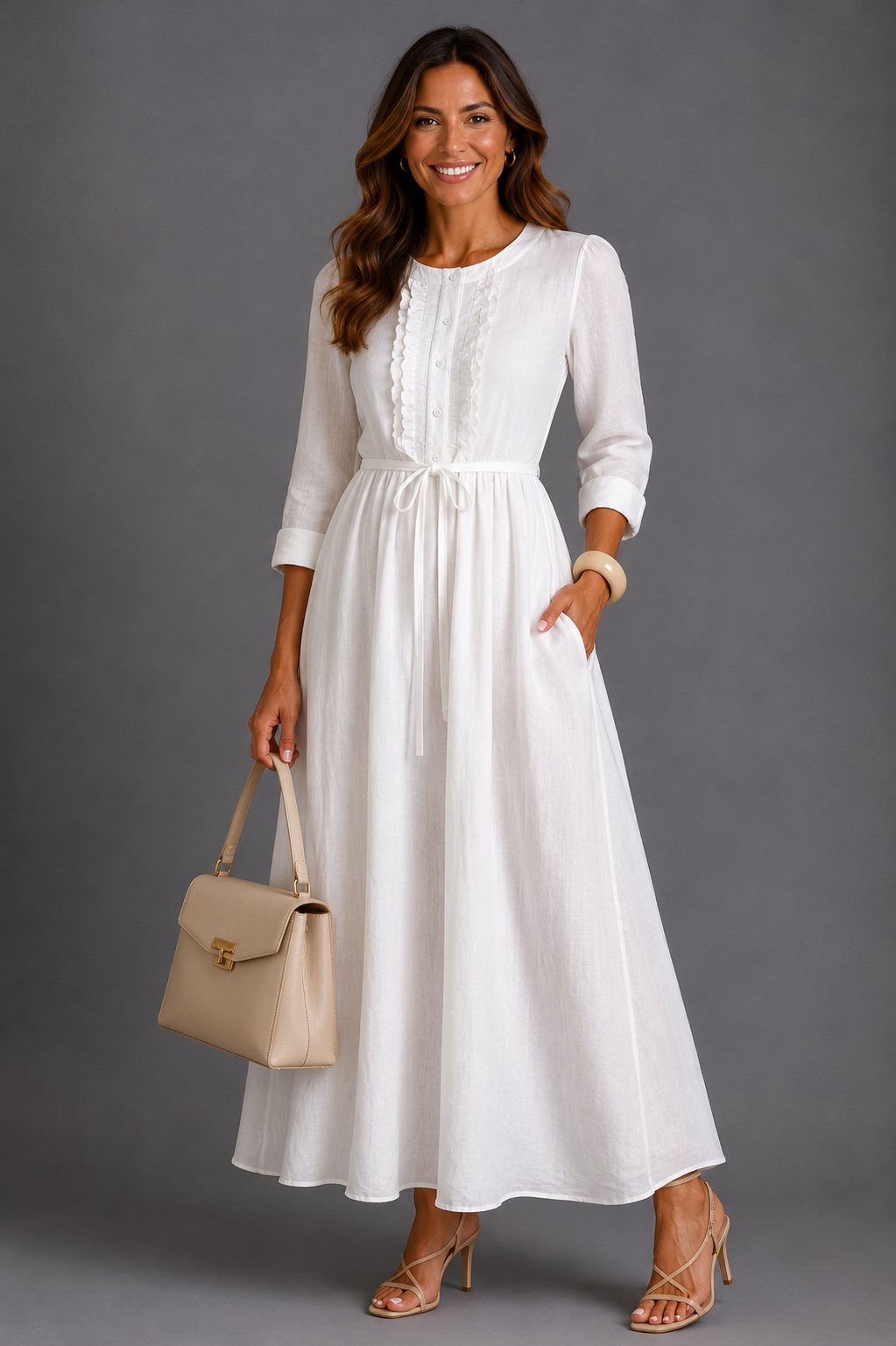 Livia | Abito maxi leggero