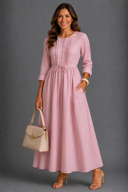 Livia | Abito maxi leggero