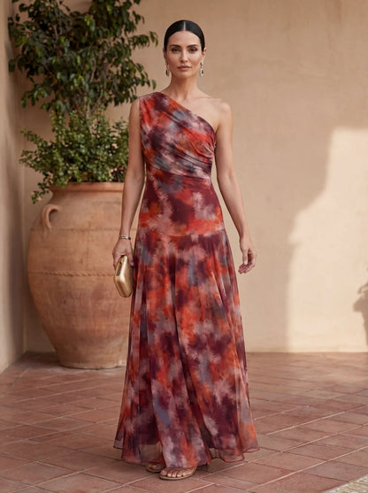 Uma - Abito lungo fluido dal design elegante