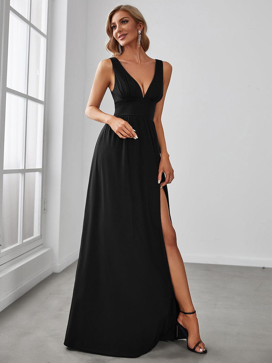 ever SORAYA|Robe de soirée taille empire à col V