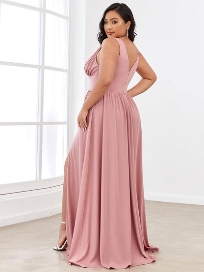ever SORAYA|Robe de soirée taille empire à col V