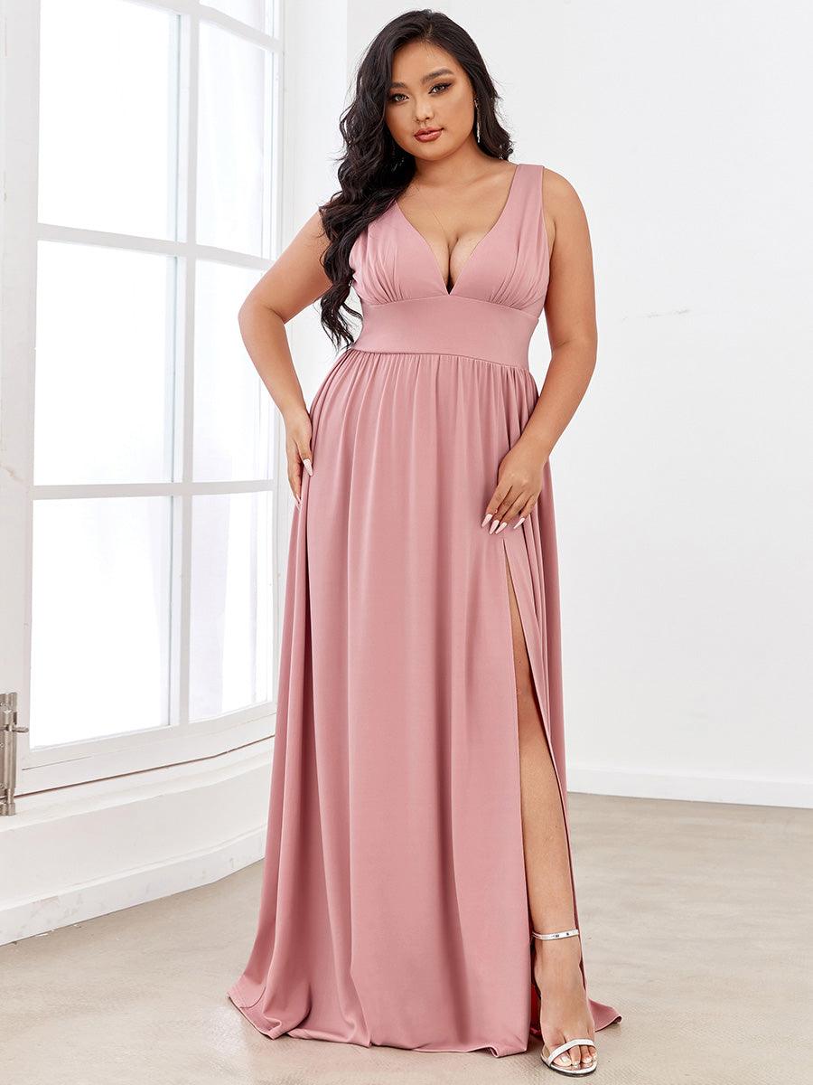 ever SORAYA|Robe de soirée taille empire à col V