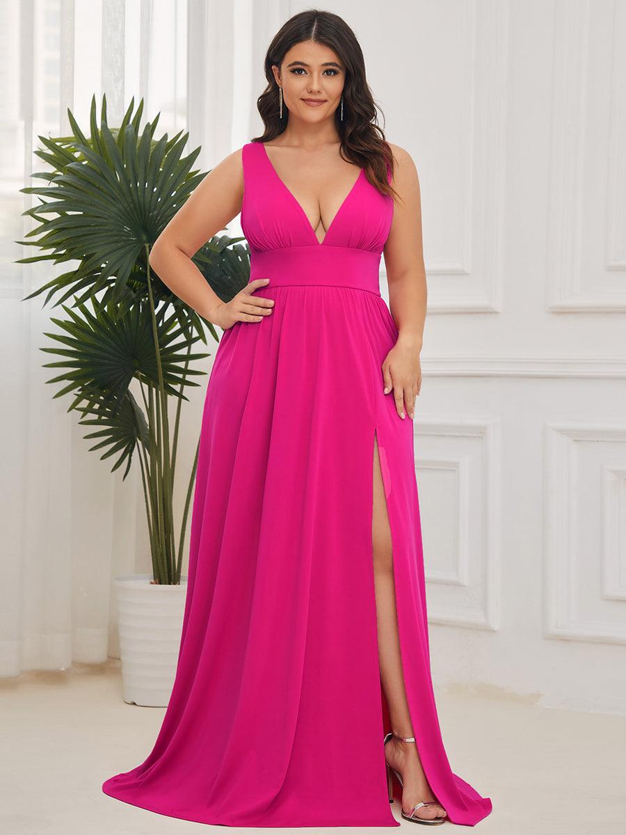 ever SORAYA|Robe de soirée taille empire à col V