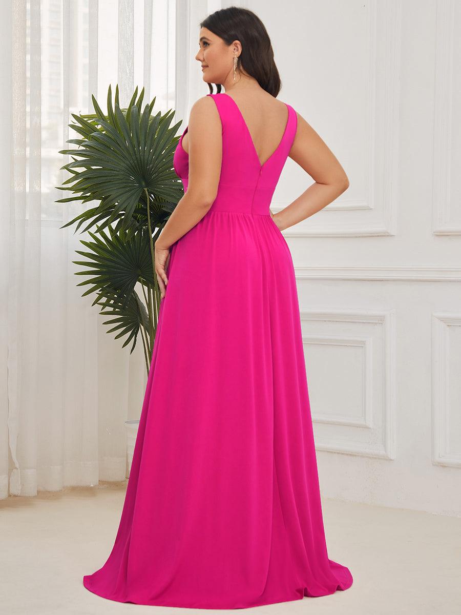 ever SORAYA|Robe de soirée taille empire à col V