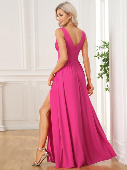 ever SORAYA|Robe de soirée taille empire à col V