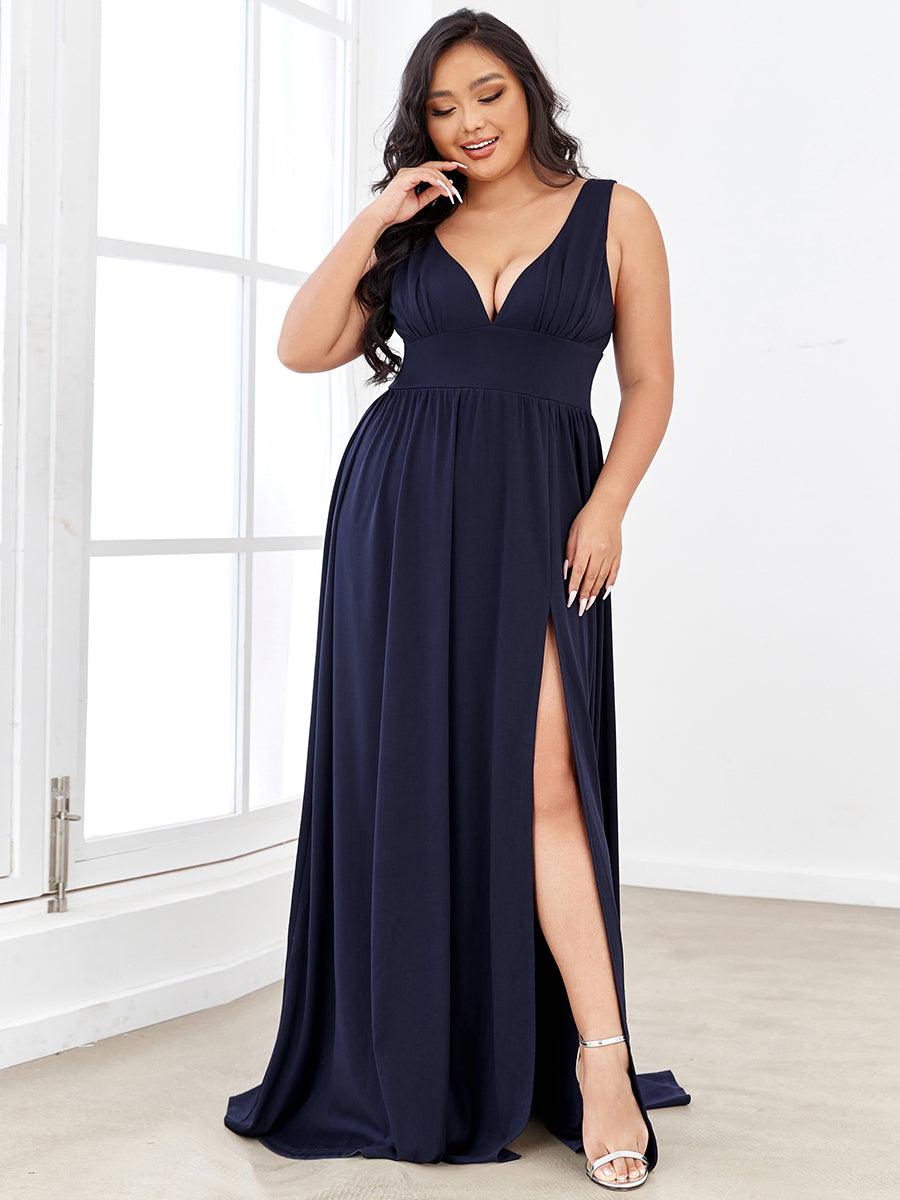 ever SORAYA|Robe de soirée taille empire à col V