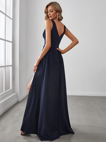 ever SORAYA|Robe de soirée taille empire à col V