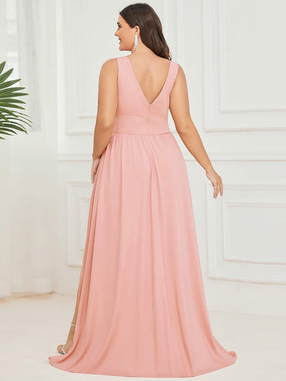 ever SORAYA|Robe de soirée taille empire à col V