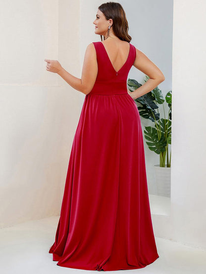 ever SORAYA|Robe de soirée taille empire à col V